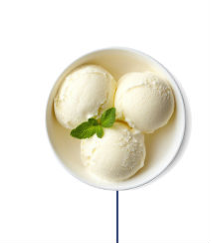 125 mL (½ cup) reduced-sugar frozen yogurt