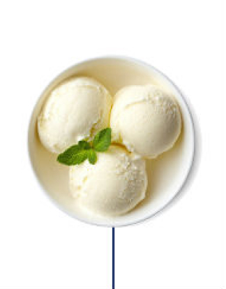 125 mL (½ cup) reduced-sugar frozen yogurt